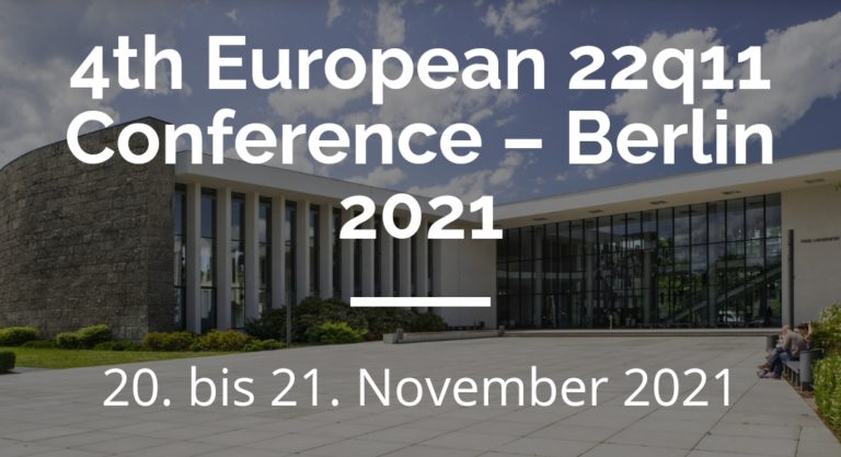 IV Europejska Konferencja o 22q11 w Berlinie – 20-21.11.2021